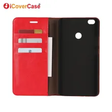 Leather Cover Case for Xiaomi Mi Max Flip Wallet Coque Stand Mobile Phone Accessory Bag Shell Card Slots Cover for Xiaomi Max