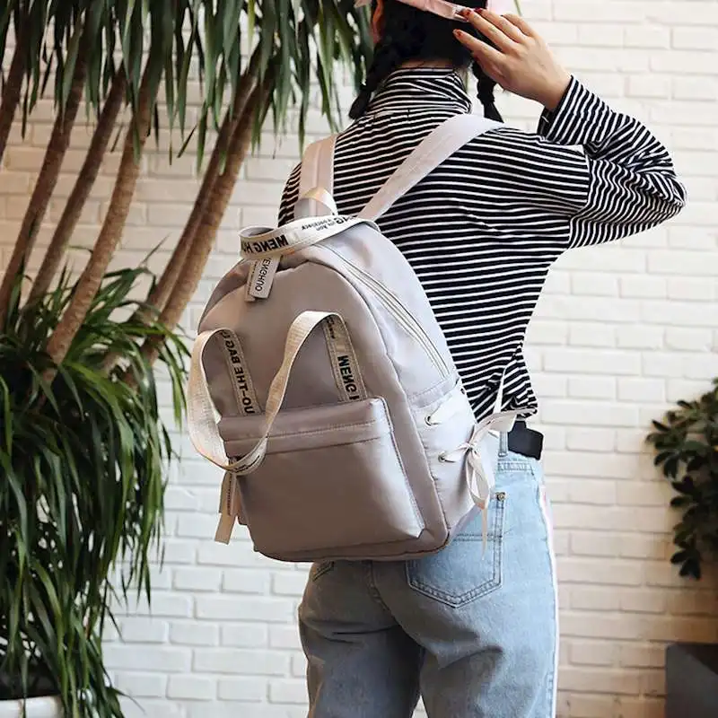 2018 Venta caliente de las mujeres mochila bolsas de viaje niñas Preppy bolsas para la escuela de los adolescentes mujer Bowknot hombro mochila Mochilas
