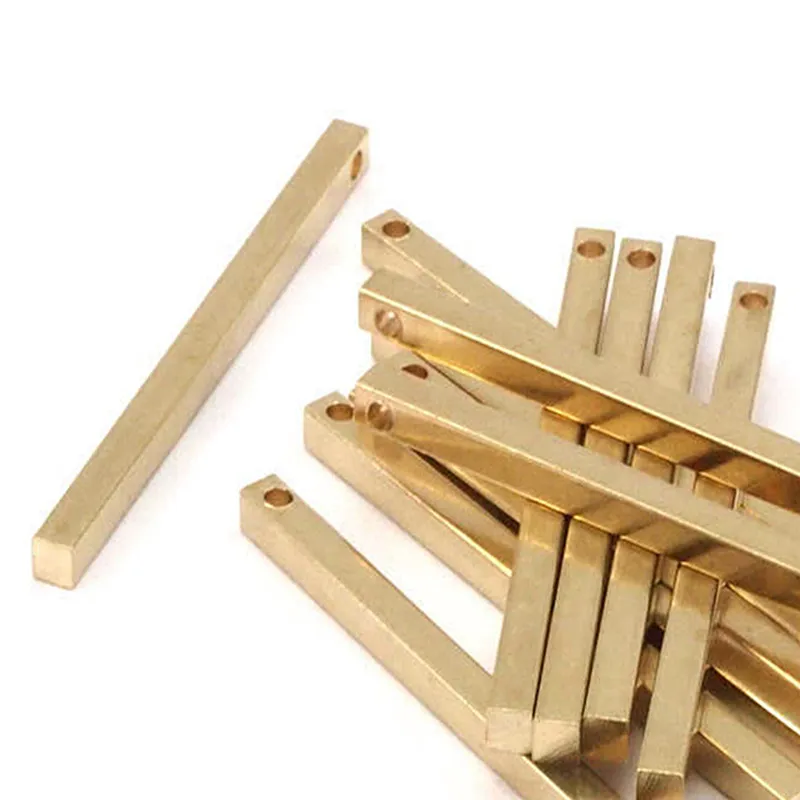 

12pc.. Raw Brass Bars,square . size (2.5x2.5x40mm) D238