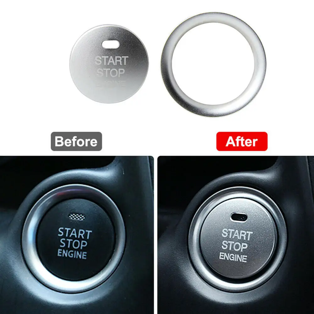 Кнопка запуска двигателя Накладка для консоли Mazda CX5 CX3 CX4 с одной кнопкой