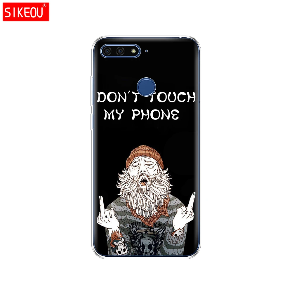 12068 Силиконовый чехол для Huawei Honor 7C, 5,7 дюйма, чехол, мягкий ТПУ, милый чехол, защитный чехол для телефона Huawei honor 7c Aum-L41 - Цвет: 12068
