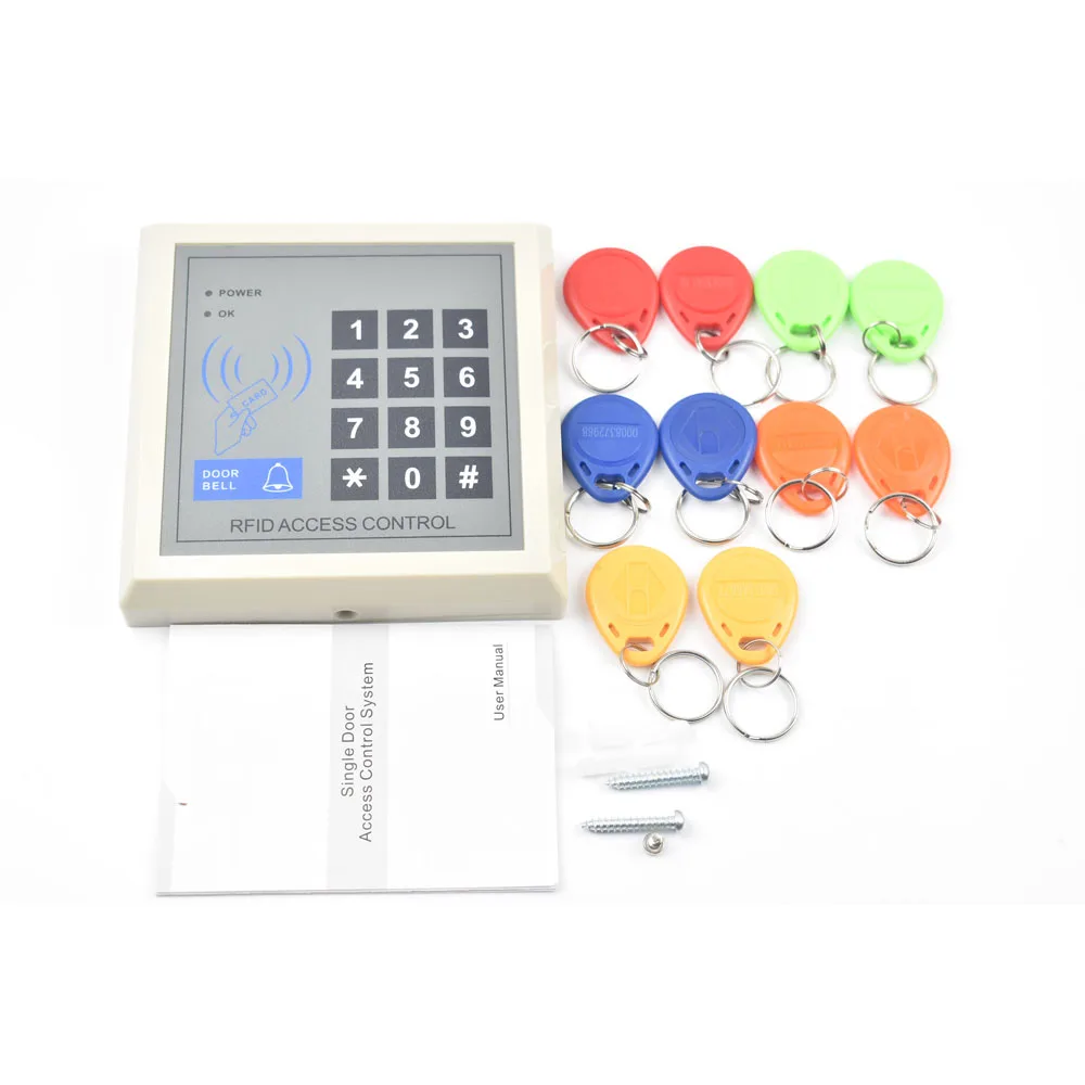 RFID Access Control System Device Machine Security 125Khz RFID Proximity Entry Door Lock 1000 user Card Reader Door Lock System - Famidy.com