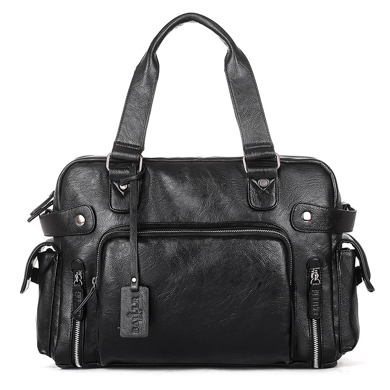 Brand Designer Travel Bag Leather Handbags Men's Casual Tote For Men Large-Capacity Portable Shoulder Bags Big Package_voghion.com