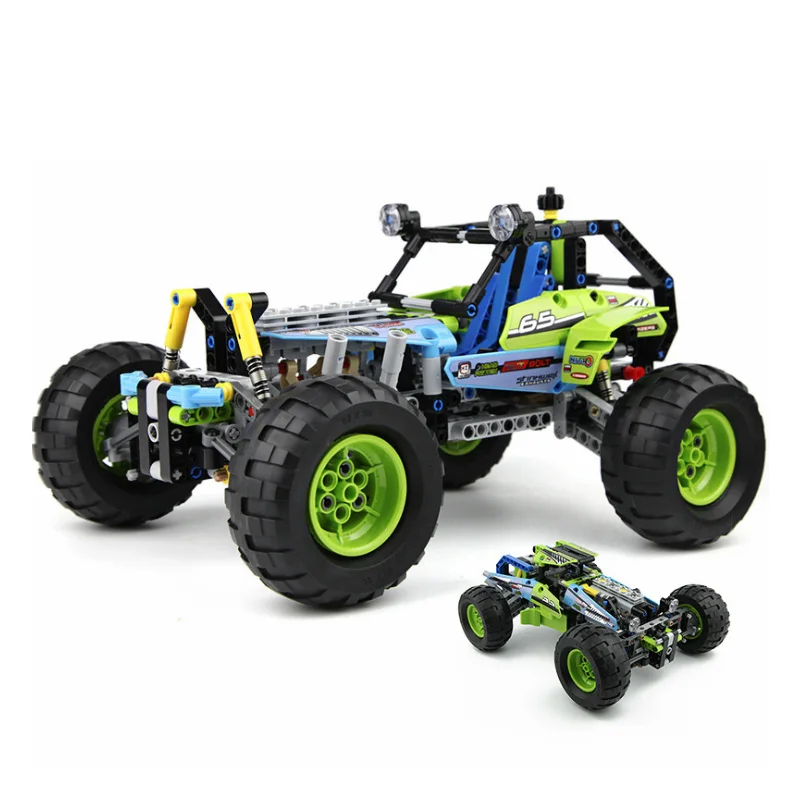 38001 Technic City Series 2 In 1 Formula Off Roader Car Model Building 