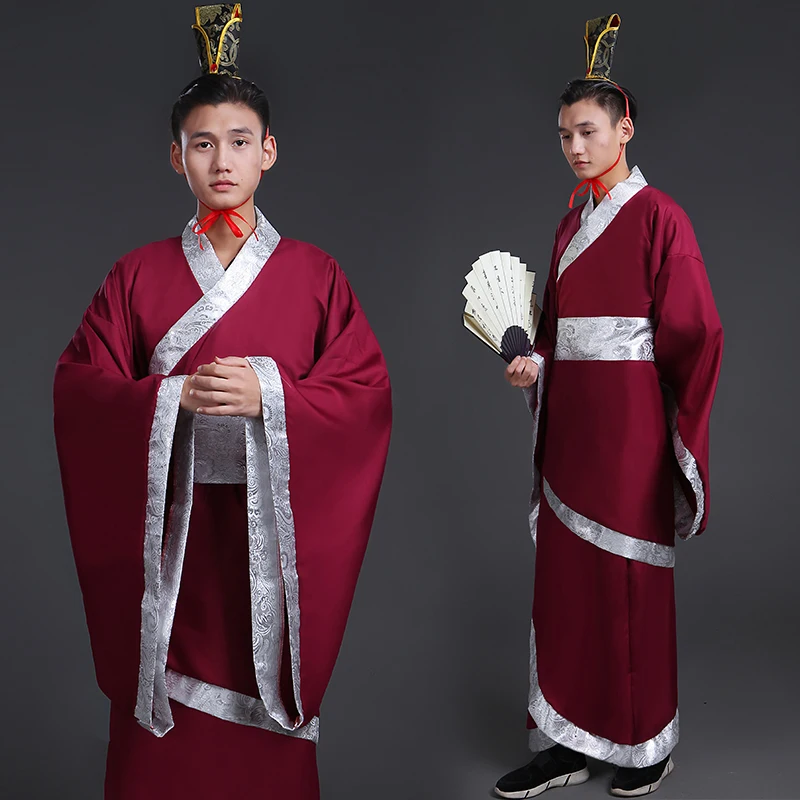 Черный традиционный Национальный костюм Тан Древний китайский hanfu одежда мужской костюм hanfu мужской - Цвет: color4