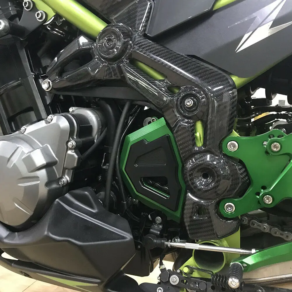 Для Kawasaki Z900 Z 900 мотоциклетная передняя Звездочка, крышка, защита цепи, защита от Краш, рамка, слайдер, зеленый, синий, золотой