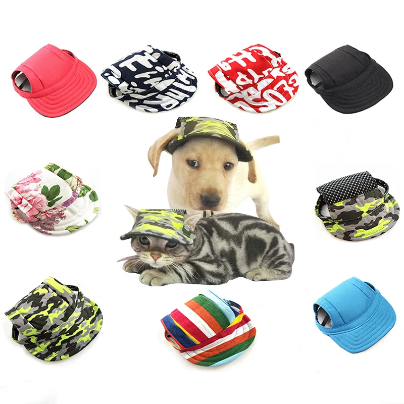 

Dog Hat Cat Pet Accessories For Small Dogs Baseball Dog Cap Breathable Canvas CAP For Dogs Puppy Outdoor Sunbonnet