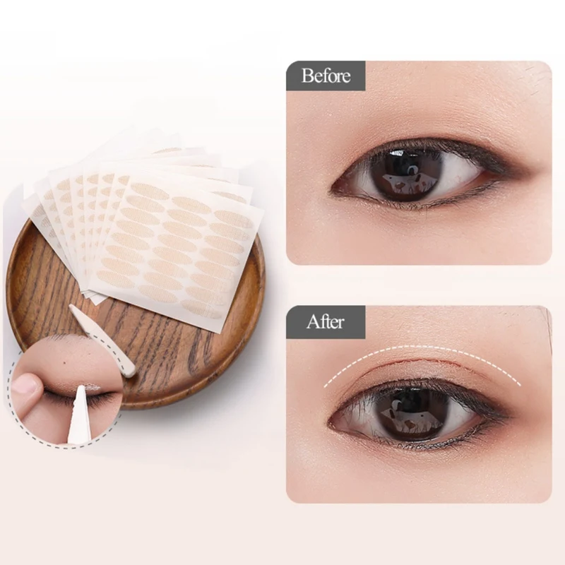 

Invisible Double Eyelid Stickers Tape Magic Double Sided Strip Adhesive Fiber Stretch Objects for Eye Tools