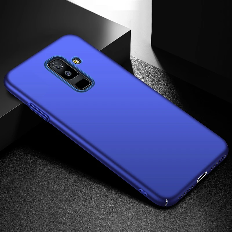 Чехол YonLinTan для Samsung galaxy A6 A 6 A6S Plus 2018 Жесткий из поликарбоната простая матовая