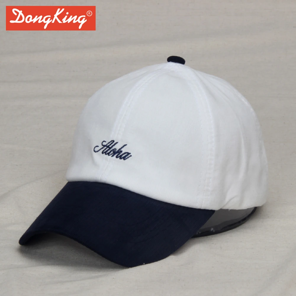 DongKing Aloha Hat Corduroy Baseball 