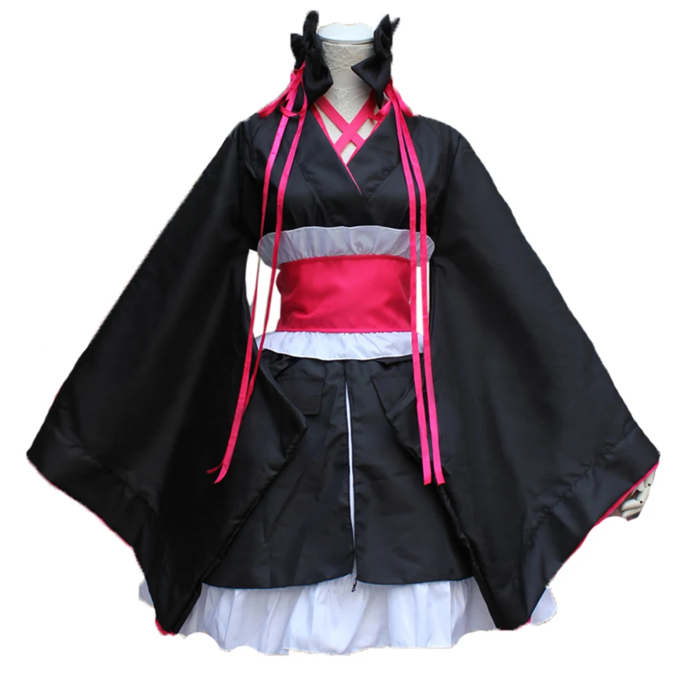 

Unbreakable Machine-Doll Cosplay Yaya Costume Women's Dress Kimono Rode Evening Dress Gown