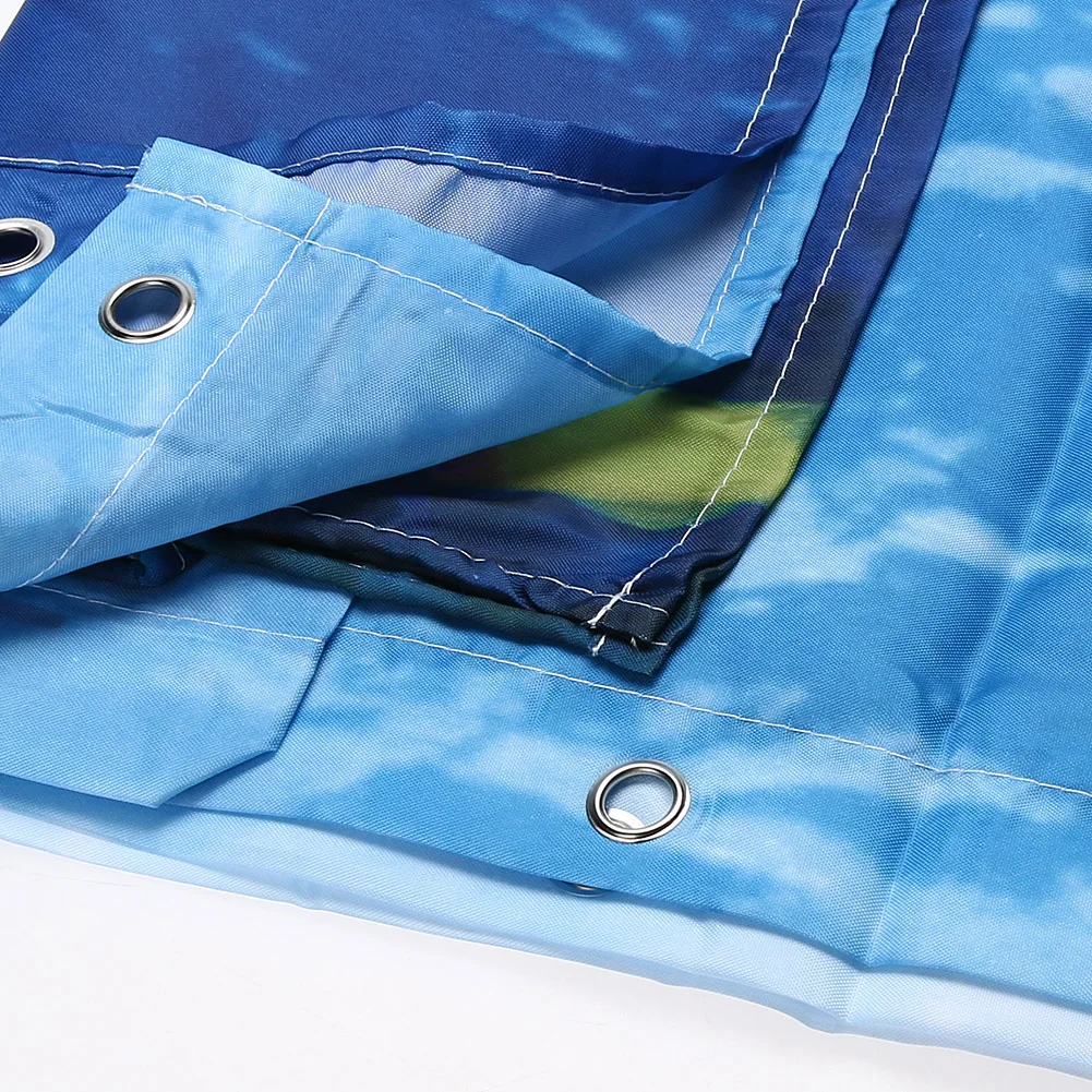 Купить 3д Poor мир Delphi душ шторы 3д печать ванная комната шторы ...