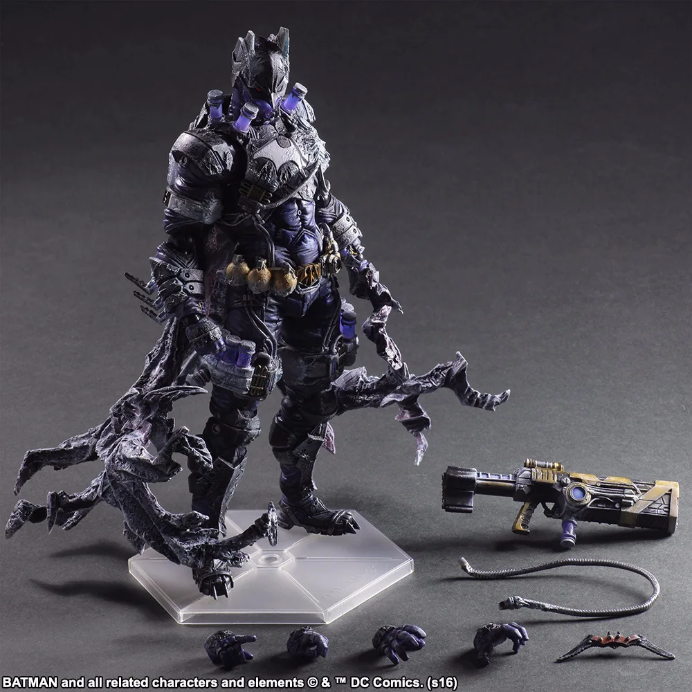 Play Arts Batman Rogues галерея Victor Fries Mister Freeze персонаж фигурка игрушки 25 см