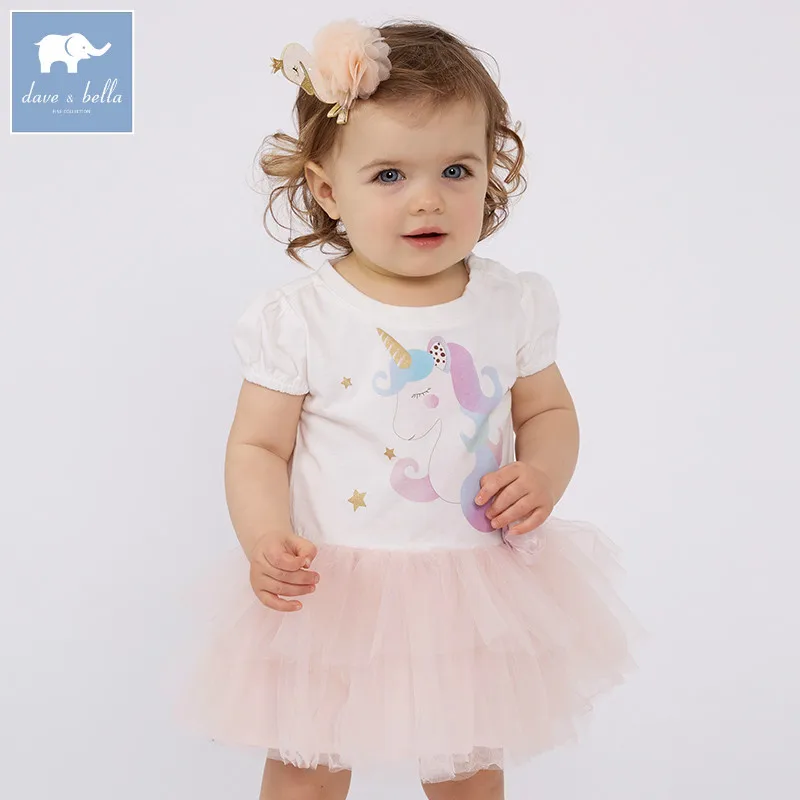 

Dave bella baby girls dress party wedding birthday dress children unicorn print dresses toddler infant clothes DBJ7270