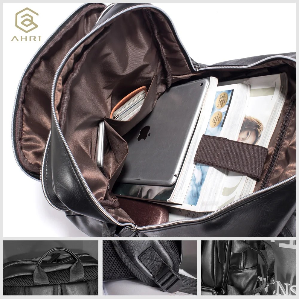 AHRI новые мужские рюкзаки для Сумки из искусственной кожи сумки на плечо модные