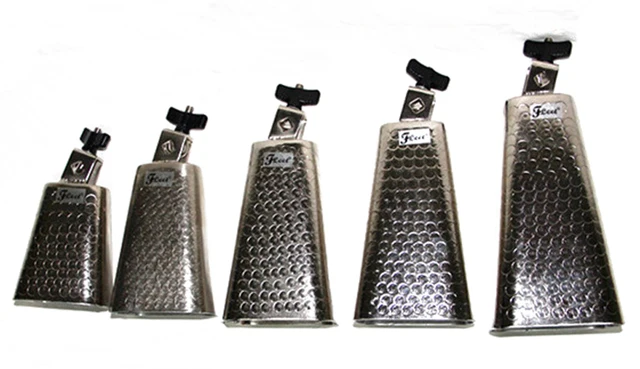 Percussion Instruments Tycoon Percussion 5 Inch Hand Hammered Cowbell - Premium Steel Construction Latin Percussion