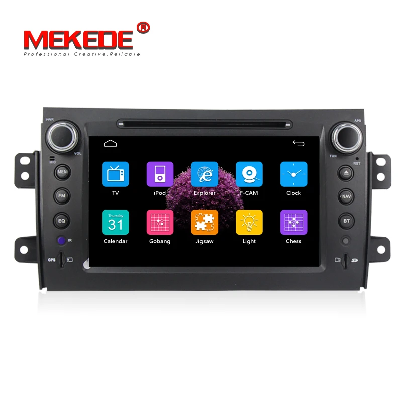 7 дюймов сенсорный экран 2 Din Автомобильный dvd радиоплеер для Suzuki SX4 2006 2013 gps