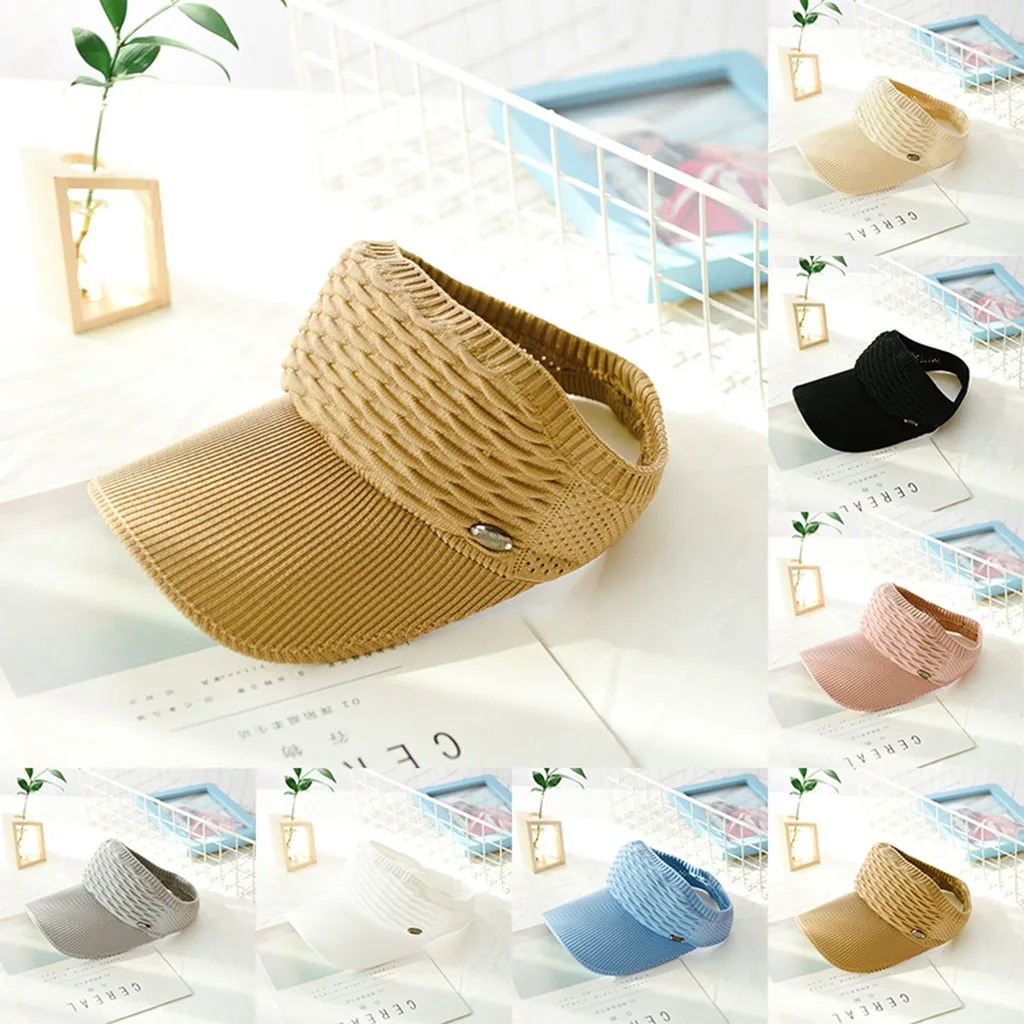 

Men women fashion hats outdoor adjustable sun hats summer solid color mesh leisure sunscreen sun hat mesh cap casquette femme