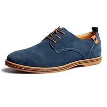 Männer schuhe 2015 New Suede Echtes Leder Mode Männer schuhe Casual oxford-schuhe männer Plus größe 45,46, 47,48 Dropshipping