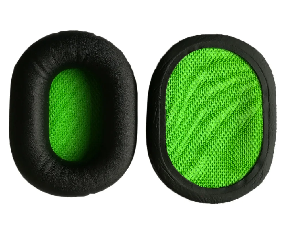 Whiyo 1 pair of Replacement Ear Pads Cushion Cover Earpads Pillow for Razer Battlefield 3 4 Headphones