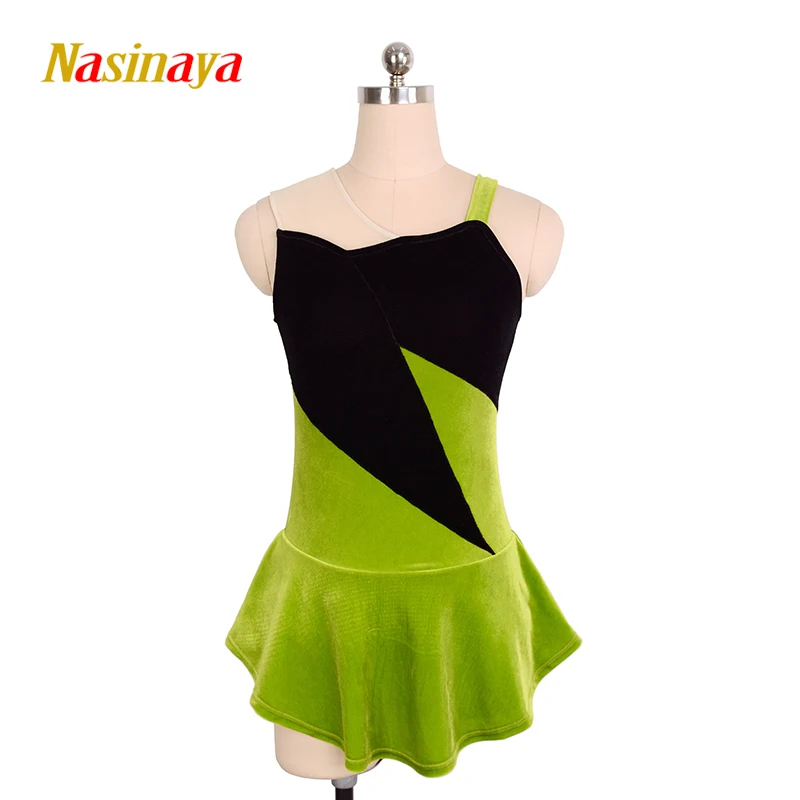

Nasinaya Figure Skating Dress Customized Competition Ice Skating Skirt for Girl Women Kids Patinaje Gymnastics Performance 171