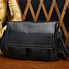 Повседневное модная Натуральная кожа Мужская сумка, мужская сумка из воловьей кожи через плечо, сумка на одно плечо, сумка через плечо бизнес сумка briefe