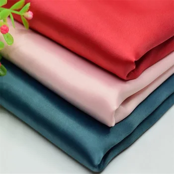 

Wholesale Polyester Spandex Elastic Stretch Dull Satin Fabric for Dress