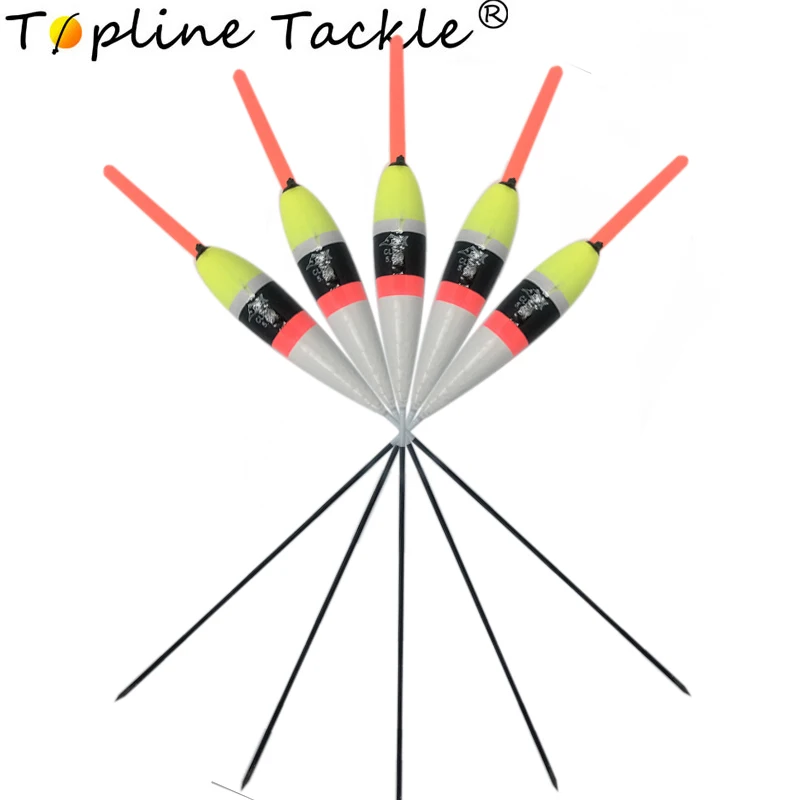 

Topline Tackle Fishing Float Buoys Floater Peche Bobbers Waggler Fishing Light Stick Floats Vertical Buoy Sea Fishing Floater