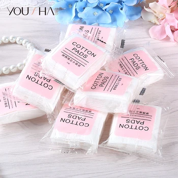 

YOUSHA 100pcs cotton wipes nail wipes organic travel packing makeup remover cotton pad facial tissue nail polish remover napkin