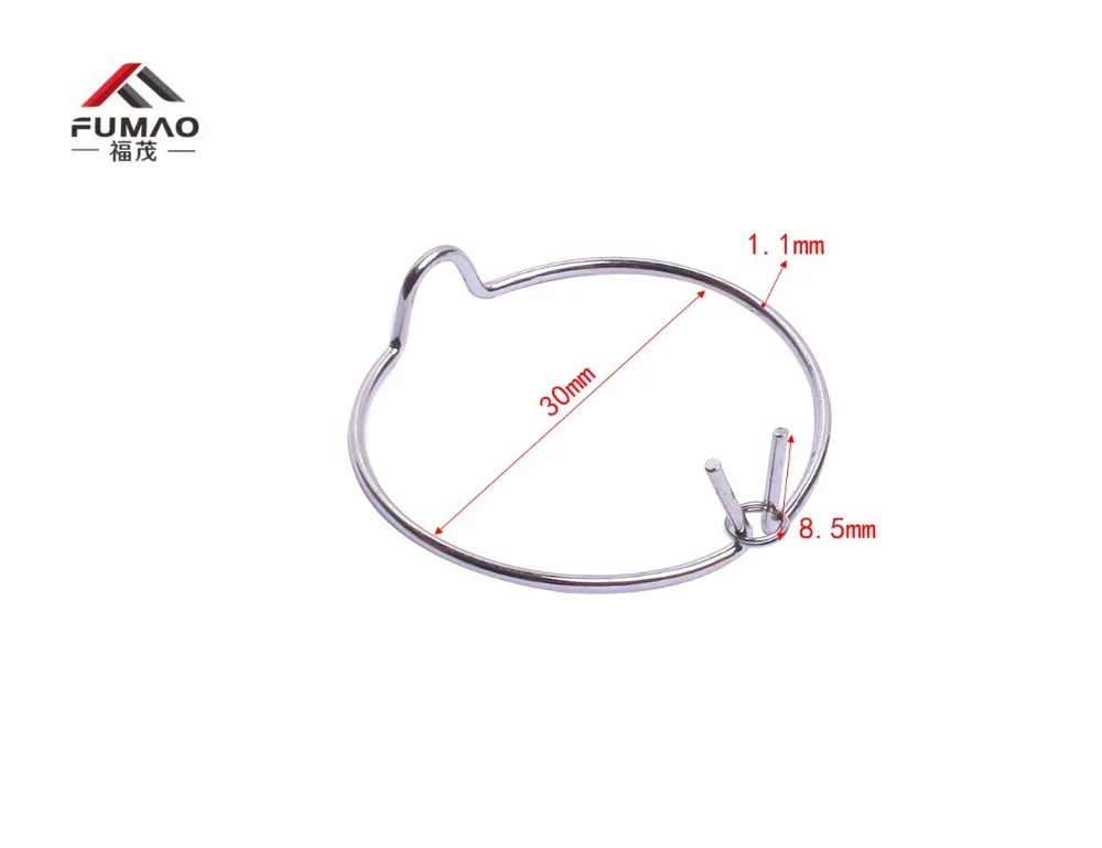 30 Clip Di Fissaggio A Molla Per Faretti GU10 E MR16 - Diametro 50mm - Ricambio Per Portalampade