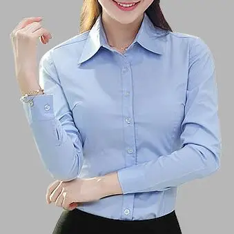 blue work shirt womens