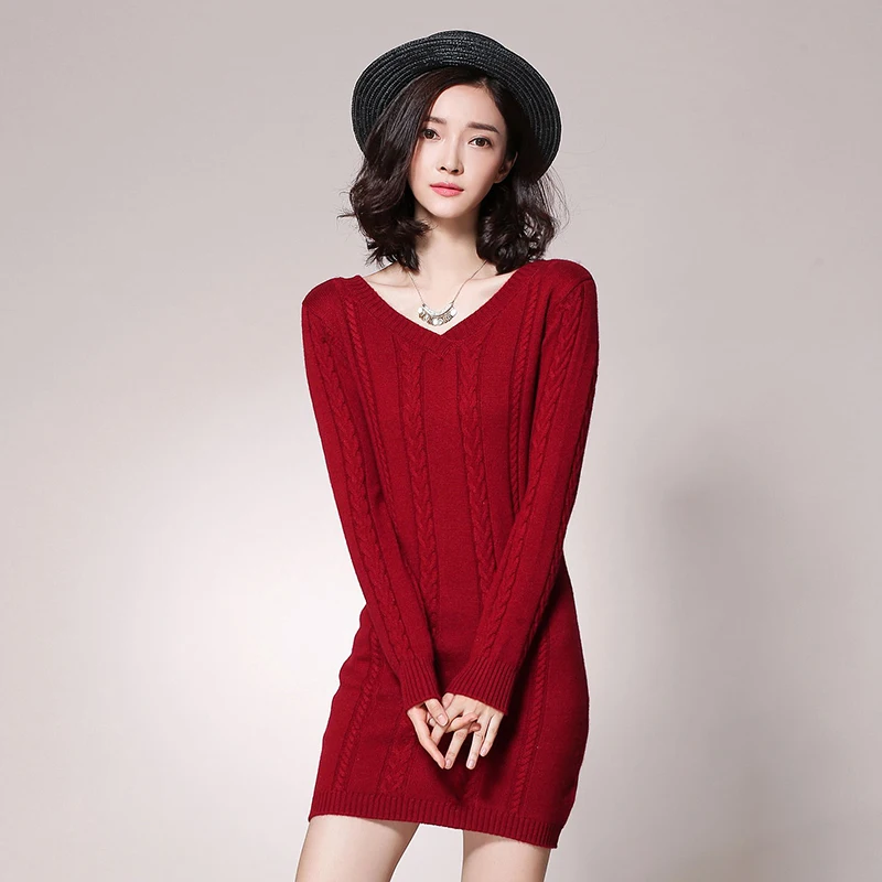 adohon 2017 womens winter Cashmere sweaters and auntmun women knitted Pullover High Quality Warm Female Vneck Long Casual Hollow adohon 2017 womens winter Cashmere sweaters and auntmun women knitted Pullover High Quality Warm Female Vneck Long Casual Hollow