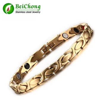 

BC High Jewelry Tungsten Health Care Power Health Balance Therapy Energy Germanium Bracelet for Man