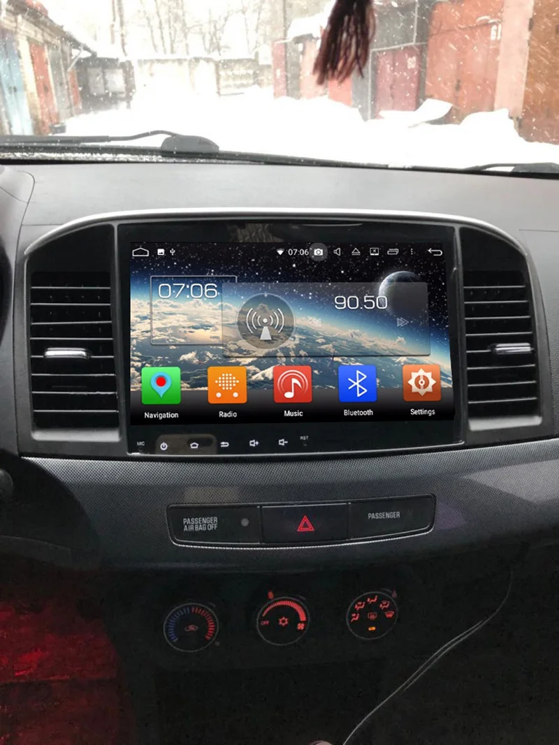 10," 4 Гб ОЗУ Android 9,0 Восьмиядерный автомобильный dvd-плеер для MITSUBISHI lancer 2008- с gps навигацией радио встроенный wifi DVR