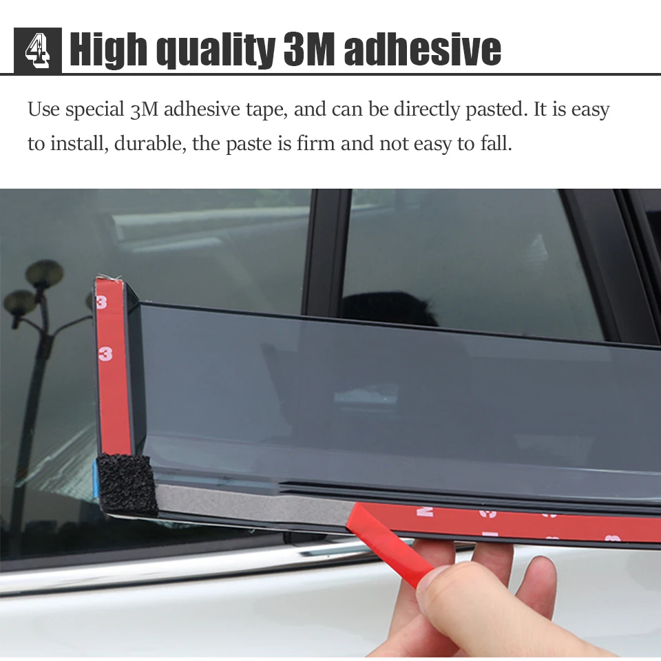 Acessórios do Carro Defletores de Vento 4pcs para Mercedes Atreu 2020-2020 Porta Fumaça Sol Janela Chuva Viseira Guarda Capa Glk 300 200 260 6 Atreu 4pcs Para Mercedes GLK 300 200
