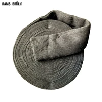 1 кг/рулон стальной проволоки шерстью грубой до тонкой 4 # до 00000 # ручная полировка шлифовальный коврик - изображение