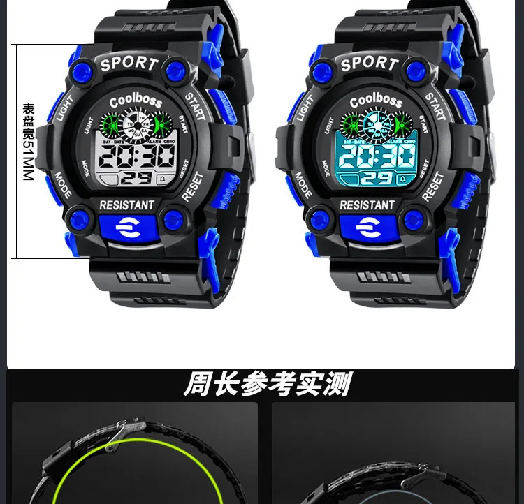 2020 Fashion Men Casual Sport Watch Digital Wristwatches LED Man Watches Waterproof military Clock gift Relogio Masculino