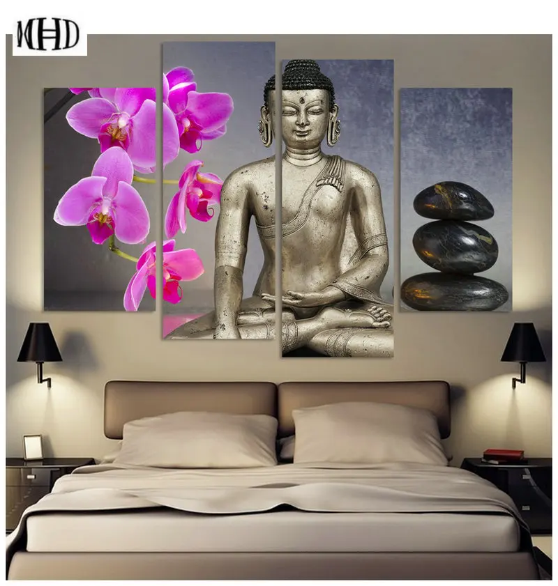 

Buddha Flower Crystal Mosaic Sticker Diamond Painting Square/Round 5d diy Diamond Embroidered Crystal 3D Mosaic Rhinestone new