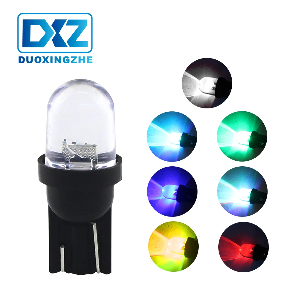 

DXZ 2Pcs Multi Color Led Auto Clearance Lights RGB T10 W5W 194 168 COB CANBUS Wedge Interior Lighting Source Car Accessories