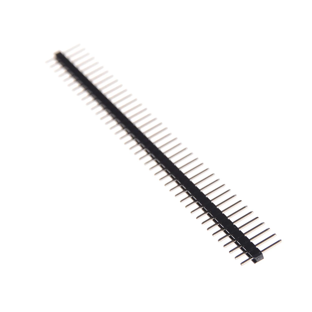20Pcs Single Male Pin Header For Arduin 1x40 Row 2.54 Breakable Connector Strip Board Module Electronic Part Elektronik 40 Pins 20Pcs Single Male Pin Header For Arduin 1x40 Row 2.54 Breakable Connector Strip Board Module Electronic Part Elektronik 40 Pins