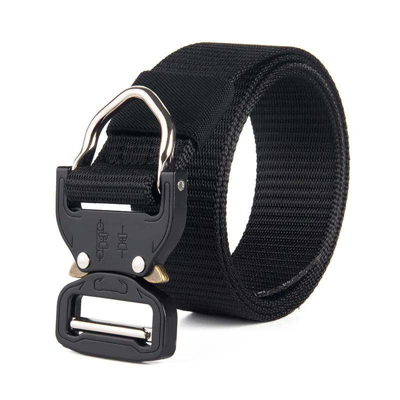 

Army Tactical Belt Military Automatic Metal Buckle Nylon Belt Men Police Outdoor Training Belt Hunting Ceintures Quality Strap