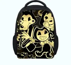 Рюкзак Бенди и чернильная машинка школьная сумка дорожная сумка для мальчиков девушки студент забавные школьные сумки Девушка Рюкзак для