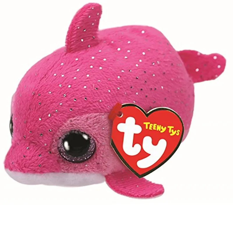10cm Mini Teeny Tys Ty Plush Toys Beanie Boos Big Eyes Fox Unicorn Bunny Dragon Pocket Tsum Candy Pig Stuffed Doll Ty Kids Gift