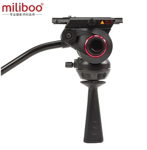 Miliboo MTT609A профессиональная сверхмощная гидравлическая головка шаровой штатив камера для видеокамеры/DSLR Поддержка видео штатив нагрузка 15 кг мА