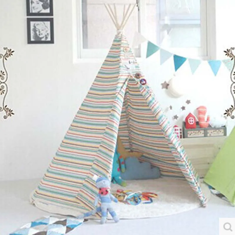 Индийский вигвам штатив Игровая палатка детская хижина детский дом|children house|indian