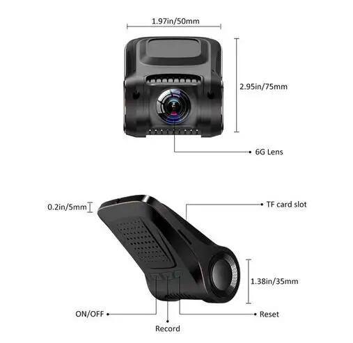 Автомобильный видеорегистратор с Wi Fi NOVATEK 96658 Sony IMX323 FHD 1080p автомобильная черная