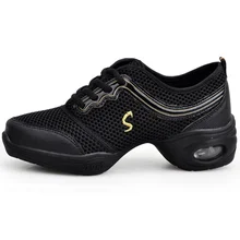 Maultby Women Black Yellow Dance Shoes Women Jazz Hip Hop Shoes Sneakers for Woman Platform Dancing Ladies Shoes #DS4313B