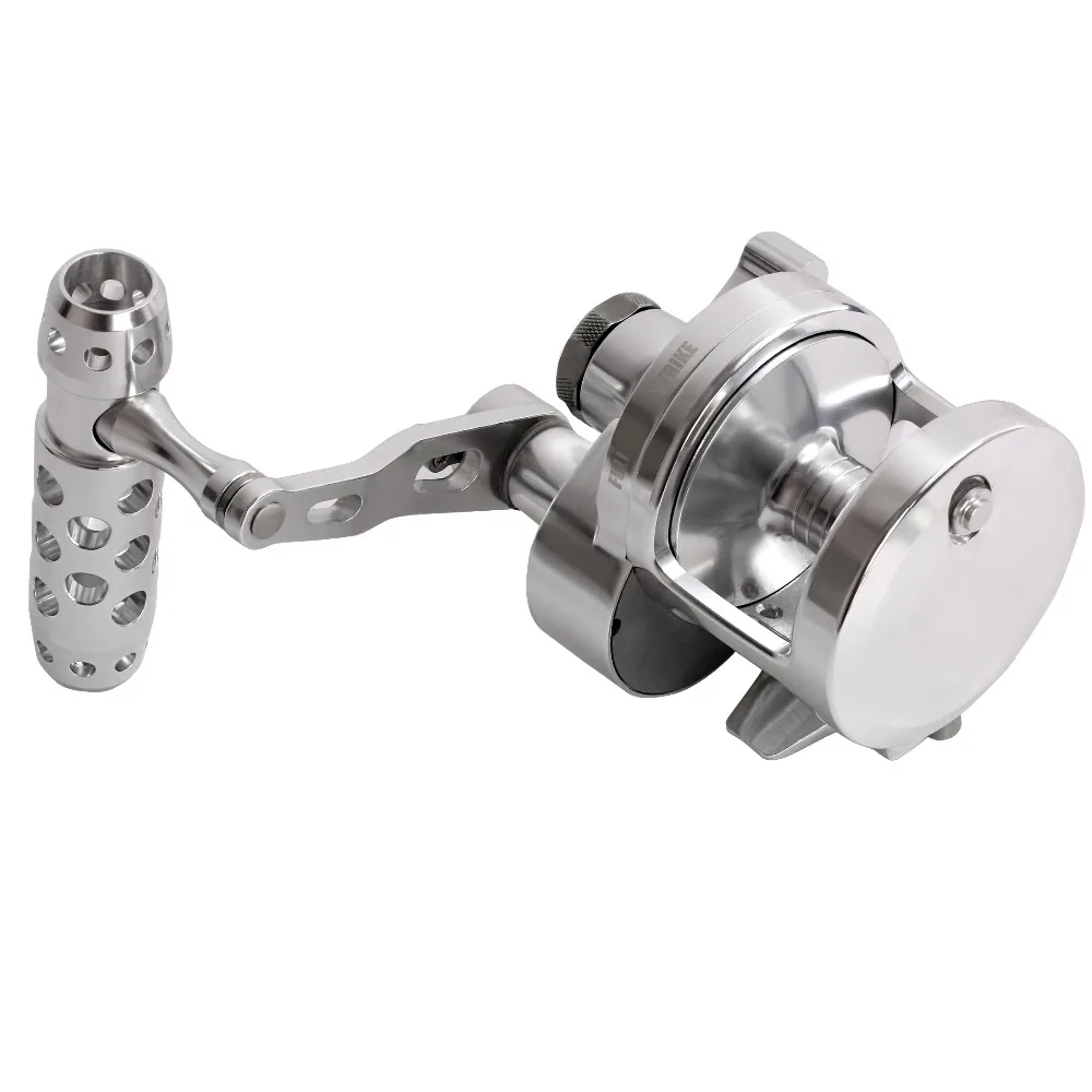 Saltwater Jigging Big Game Fishing Reel CNC MACHINED 2-Speed Lever