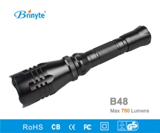 Brinyte B48 светодиодный охотничий фонарик портативный аккумулятор 18650 красный