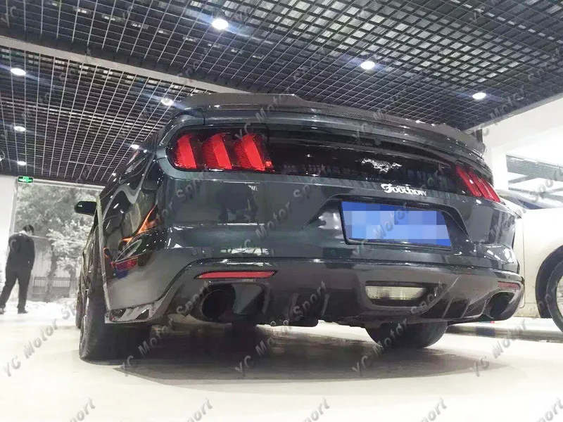 2014-2016 Ford Mustang Roush Style Rear Diffuser CF (10)